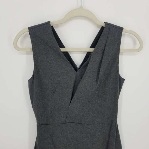 Banana Republic Gray Career Sheath Dress 00P - Picture 2 of 9